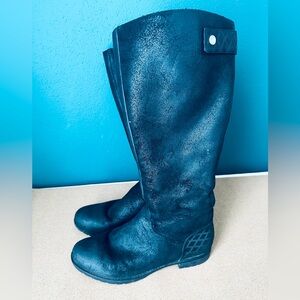 Rockport Waterproof Tristina Quilted Tall Boots in Black / 8.5